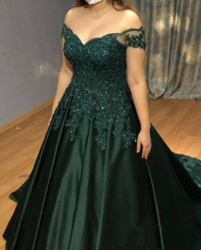 Plus size dark green dress hotsell