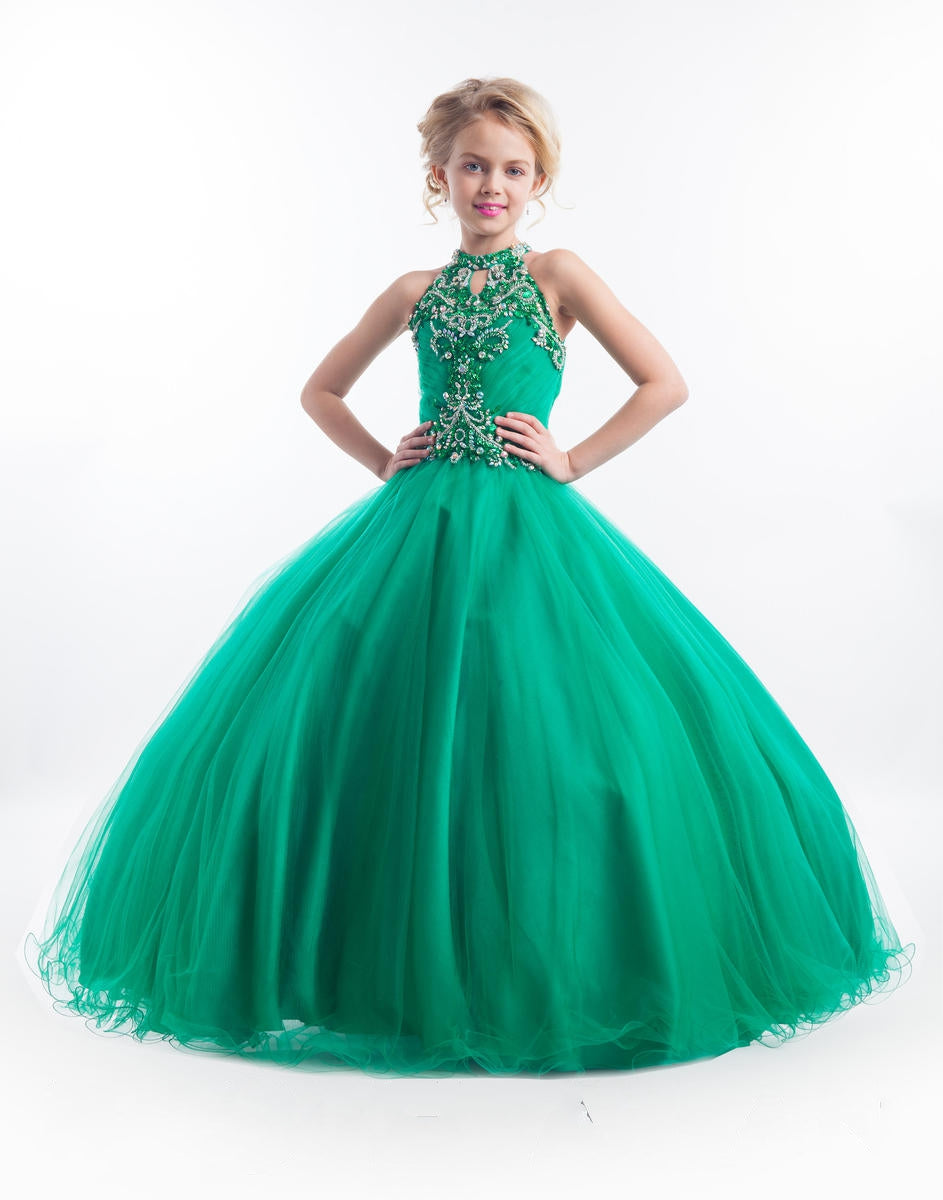 Green gown for store girls