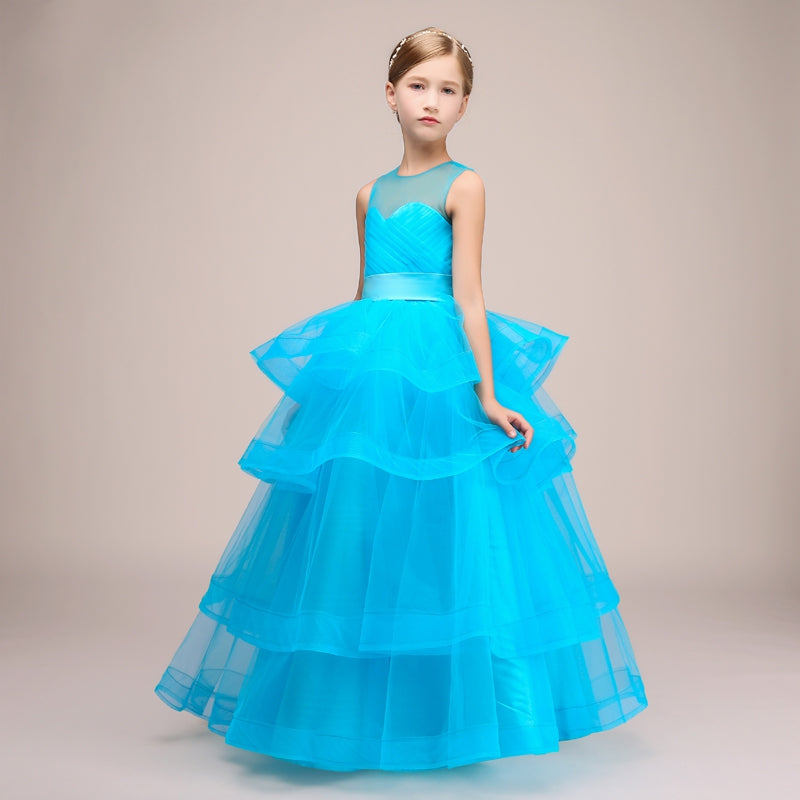 Blue frock best sale for kids