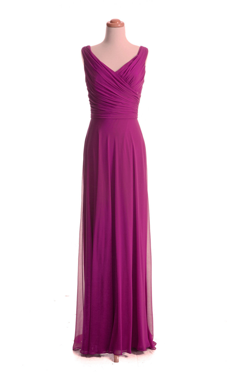 Dark fuchsia bridesmaid outlet dresses