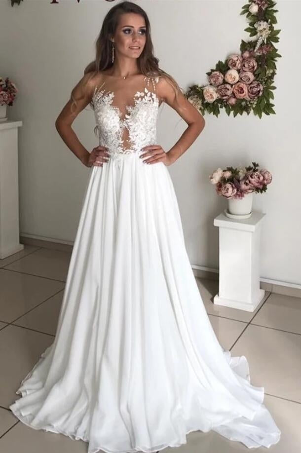 Petite beach wedding dresses online