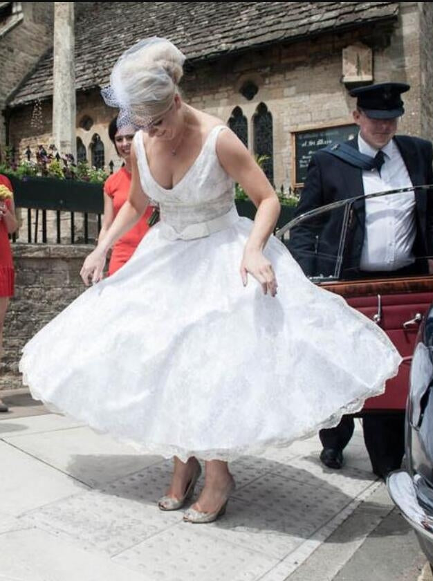 50s short outlet wedding dress