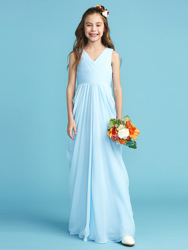 Light blue clearance junior bridesmaid dresses