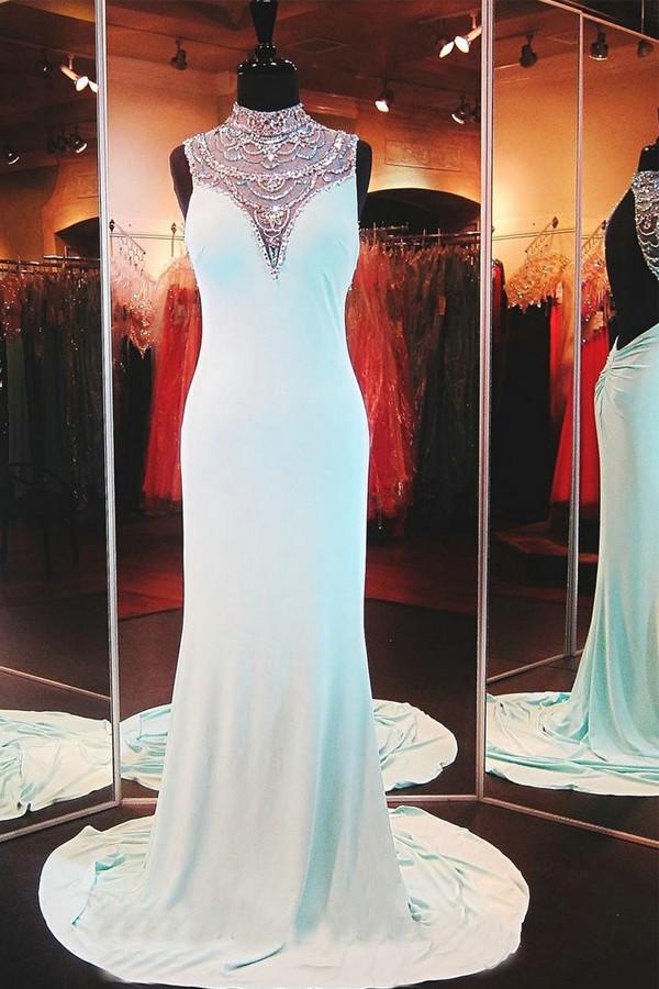 Column evening hot sale gown