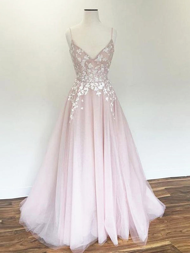 Pink floral best sale evening dress