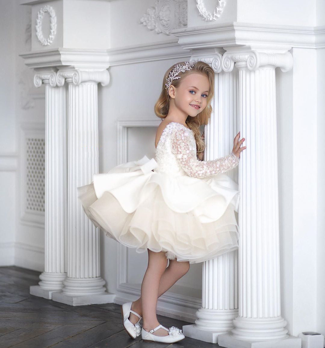 Long sleeve clearance little girl dresses