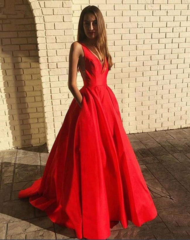 Formal dress hot sale red