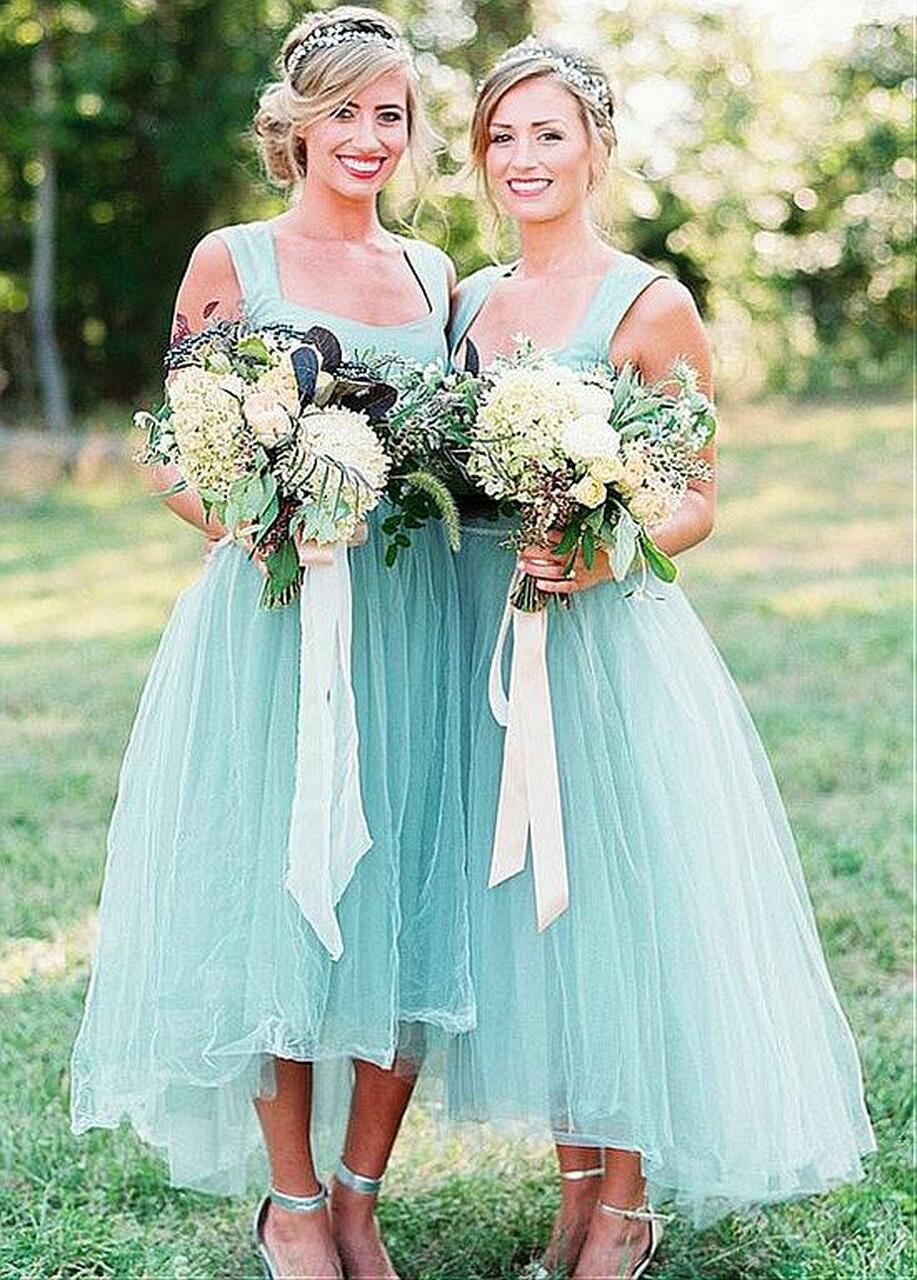 Turquoise blue bridesmaid outlet dress