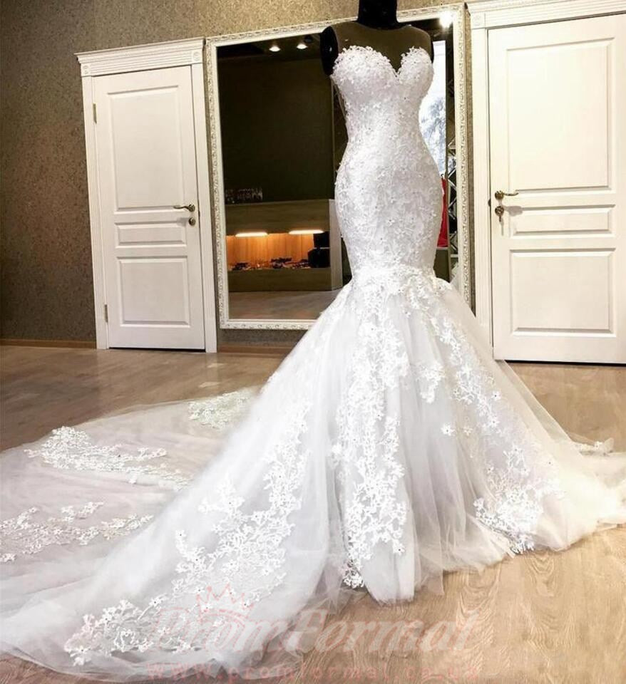 Body hugging clearance lace wedding dresses