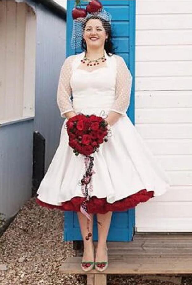 Rockabilly plus size sales wedding dress