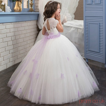 Ball Gown Lace Beading Flower Girl Dress BDCH0132