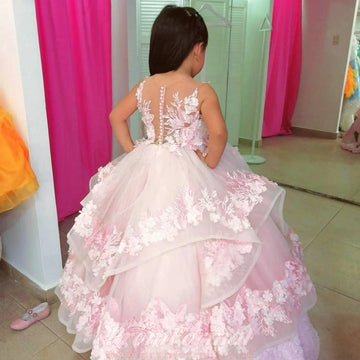 Lace Toddler Party Gowns CHK209