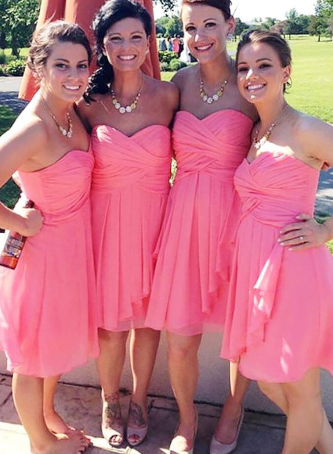 Watermelon hot sale bridesmaid dresses