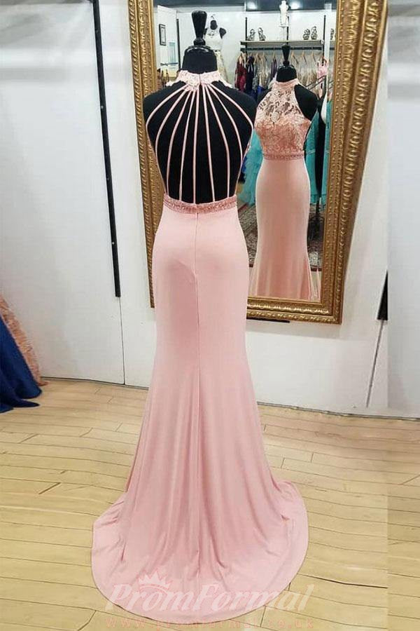 Light pink 2024 mermaid prom dress