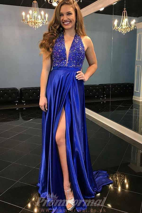 Royal blue outlet prom dresses cheap