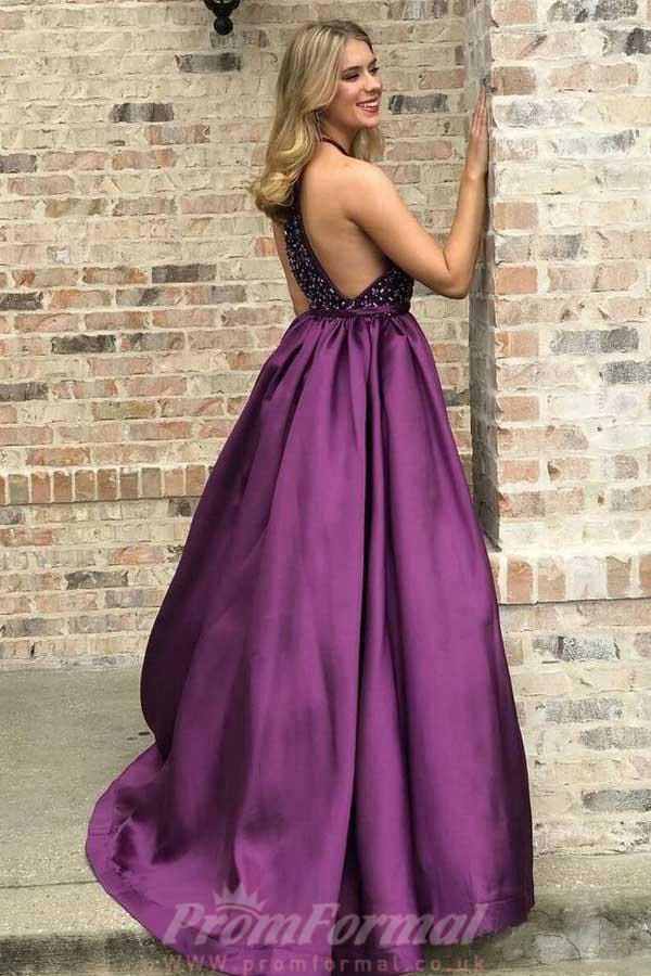 Royal purple prom clearance dresses