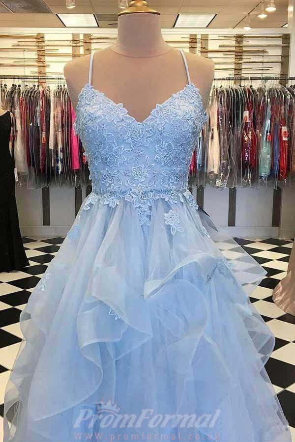 Light blue 2025 junior prom dresses