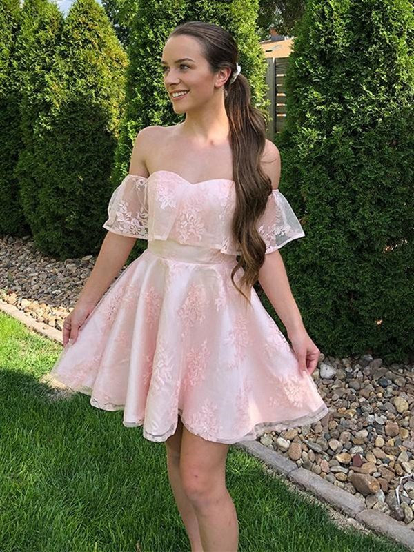 Short pink hot sale formal dresses juniors