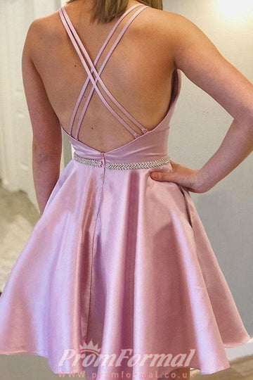 Short Pink Junior Prom Dress SHORT127