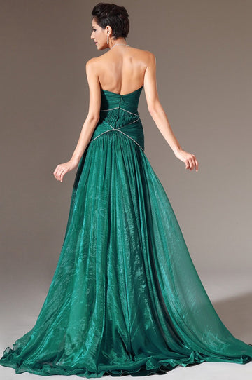 Green 30D Chiffon Trumpet/Mermaid Sweetheart Bridesmaid Formal Dress(BDJT1335)